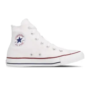 【CONVERSE】帆布鞋 Chuck All Star 高筒 基本款 白 紅 情侶鞋 休閒鞋 男鞋 女鞋(M7650C)