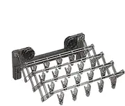 Suction Cup Sock Hanger | Suction Cup Sock Hanger with Clip,Multipurpose Space Saving Clothes Rack Wall Mounted Household Supplies for Underwear