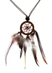 Dream catcher necklace wall hanging Feathers Bead Decor Decoration evil eye gift