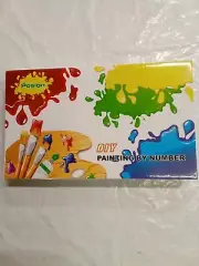 POSION Painting By Number DIY Canvas (EAGLE & CHAMELEON) With Open Box