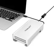 USB4 40Gbps to U.2 NVMe SSD Enclosure Compatible with Thunderbolt 3, Up to 3000Mb/s Type C to U.2(SFF-8639) PCIe Adapter, Aluminum External 2.5” U.2 SSD Case Compatible with Thunderbolt 3/4 USB3.2/3.1