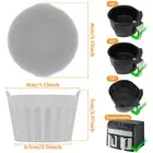 9Pcs Air Fryer Egg Poacher Cups Food Grade Silicone Egg Poaching Cups MayfH