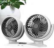 Car Fan | Car Dashboard Fan,Auto Cooling Fan, Vehicle Fan, Electric Vehicle Fan, 360° Rotation, Fan for Car, RV, SUV