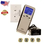 User-Friendly Backlit Fireplace Remote Control - Programmable & Compact Design