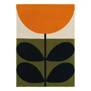 Orla Kiely Stem Black Rug - 230 x 160cm