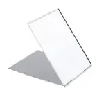 Mini Travel Portable Square Folding Pocket Makeup Cosmetic Mirror Silver