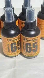 Lot 6 DUNLOP 654 Formula 65 Guitar Polish & Cleaner 4oz/each Total 24oz