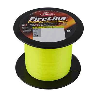Berkley FireLine Superline Braid Fishing Line 17# Test, 1500 Yd Flame Green| BR2