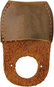 [Generic] Leather Thumb Protection - Leather Finger Protector, Leather Thimble Hand Sewing | Thimble Finger Pads For Knitting Sewing Quilting Pin Needles Craft Accessories Sewing Tools, Spoon Carving Kit