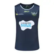 Canberra Raiders Training Singlet Kids Sizes 6 - 14 Navy/Envy NRL ISC 21