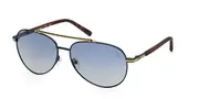 Timberland TB00039 Polarized 91D Men's Sunglasses Blue Size 60