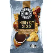 Red Rock Deli Potato Chips Honey Soy Chicken 165g