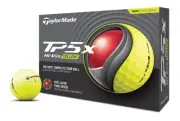 TAYLORMADE TP5x 2 DOZEN GOLF BALLS - YELLOW - NEW 2024 BALL - VALUE PLUS!