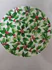 Set of 4 Robert Stanley 10 1/2" Dinner Plates Holly Design