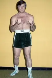 Jerry Quarry Poses During A Training Session In New York 5 Old Boxing Photo