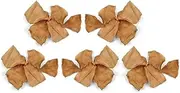 MPP Natural Rawhide Chips for Dogs Peanut Butter Flavored Chew Treats Bulk Packs (25 Chips)