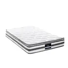 Giselle Bedding 21cm Pillow Mattress Top Single King Medium Firm White New