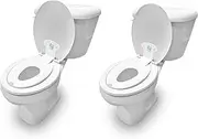 Ingenuity: ity by Ingenuity Flip & Sit Potty Seat 2pk (White) – Easy to Set Up & Remove Potty Training Seat That Attaches to Adult Toilet Seat