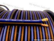 200' feet OFC TRUE 12 Gauge AWG BL/BK Oxygen Free Speaker Wire Car Home Audio