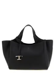 [Tod'S] Tod'S-Mini Leather Handbag Borse A Mano Nero-Donna OS