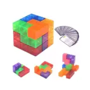 [NEW] Cube Puzzle Clear toy Educational toy Assembly Magnetic Cube Cube B
