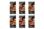 6PK Loreal Men Expert One Twist Mens Hair Colour Quick Hair Dye Natural Brown 05