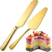 2pcs Wedding Cake Knife Server Cutter Stainless Steel Cake Cutting Set