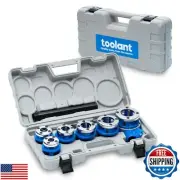 toolant Ratchet Pipe Threader Kit, NPT 1/4" - 1-1/4" Manual Ratcheting Pipe T