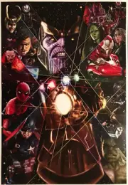 Marvelous! Avengers Endgame Infinity War Poster 13" x 19" Marvel Excelsior!