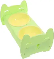 ibasenice Pet Double Feeder Bowls with Slip Base Durable Stainless Steel Dog and Cat Bowls for Indoor and Outdoor Use for Pets and Hydration Needs
