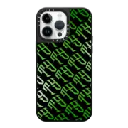 iPhone 14 Pro Max Mirror Case MagSafe Compatible Tyson Yoshi - TY logo in Neon Green