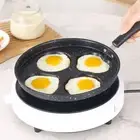 Rapid Heating Fried Egg Pan Non-stick Divided Egg Skillet Steak