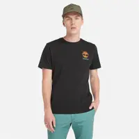 在飛比找ETMall東森購物網優惠-Timberland 男款黑色背部插畫短袖T恤|A431U0