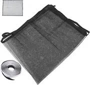 Yardenfun Replacement Window Screens Self-Adhesive Fine Mesh Window Screen Installation