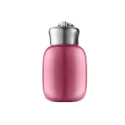 Mini Cute Coffee Vacuum Flasks Thermos Stainless Steel Cup Travel Drink Water Bottle Thermoses Mugs 280ML(Rose Red)