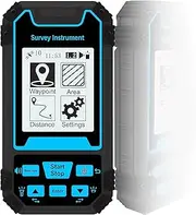 Rugged Handheld GNSS GPS Survey Tool – Laser Area & Distance Measuring Device with Cost Display, Waterproof for Land Surveying, Hiking, Forestry, Farming