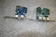 2 x PCI Express PCIE to USB 3.0 Card Adapter with UASP - LP4 Power molex