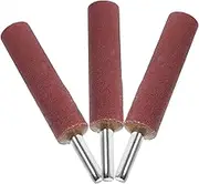 ROMISBABA 3pcs Sanding Drum Kit Grit Sandpaper Sleeves and Bar Sticks for Polishing for DIY Projects and Home Repairs