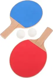 Kisangel 1 Set Kids Table Tennis Training Paddle Reflex Coordination Toy Plastic Racket Outdoor Indoor Sports Equipment