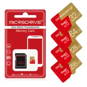 Microdrive TF Memory Card 256G/128G/64G U3 Class10 High Speed Micro SD Card Smart Card for Phone Camera Driving Recorder