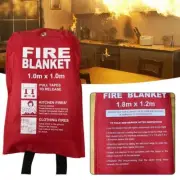Large FIRE BLANKET Fiberglass, Fire Extinguishing Blanket S4Z6