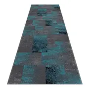 Triton Teal Runner Rug