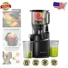 Self-Feeding Cold Press Juicer with Triple Filter - Efficient Juice Extraction