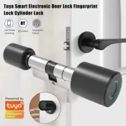 Remote Biometric Fingerprint Lock Smart Cylinder Lock Electronic Bluetooth APP*