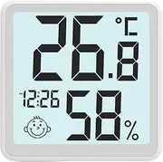 Room Thermometer, Professional Digital Hygrometer Indoor Thermometer with 5S Fast Refresh, Wall Mounted Installation Room Humidity Monitor, Accurate Temperature Gauge for Home Bedroom Baby Room ofice