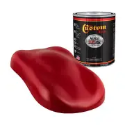 Hot Rod Flatz Pro Street Red Urethane Automotive Flat Car Paint, Quart Only