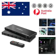 5-Port HDMI Switch with 4K@60Hz & IR Remote Control for Home Theaters