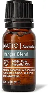 Natio Australia Australiana Pure Essential Oil Blend - Ranges 10ml - 100% Pure & Natural Essential Oil Blend - Eucalyptus, Lemon, Tea Tree, Peru Balsam, Copaiba Balsam & Gurjun Balsam - Vegan Friendly & Made in Australia