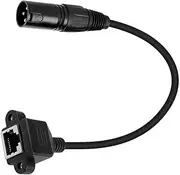 RJ45 Network Cable | RJ45 Adapter Cable Female Network Connector,Ethernet Audio Connector Extension Controller Converter Accessories for Stage