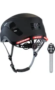Base Camp Smart Urban Helmet with Bluetooth Speaker, Built-in Mics & Rear Lights